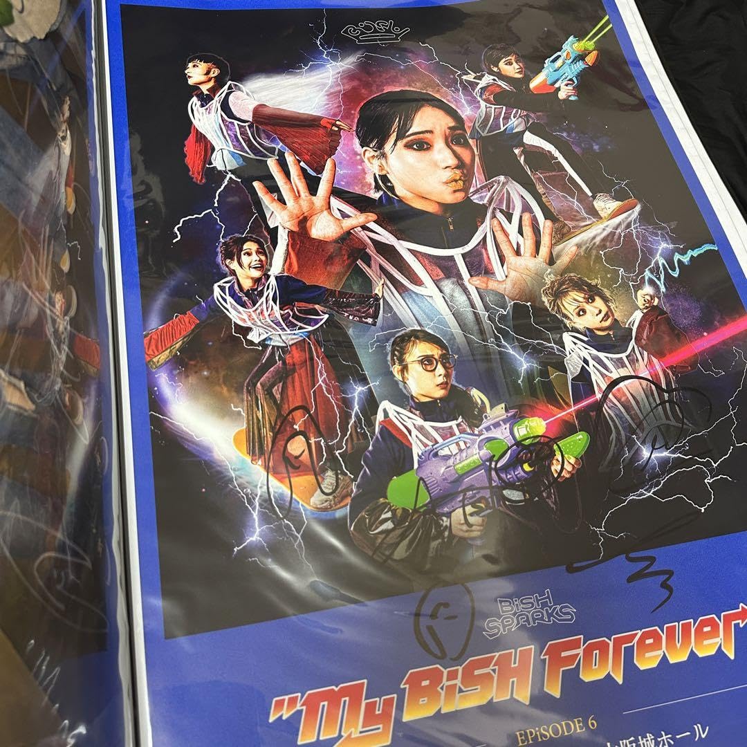 BiSH SPARKS B2ポスター 直筆サイン入り7枚セット FC限定 BiSH SPARKS B2ポスター 直筆サイン入り7枚セット FC限定